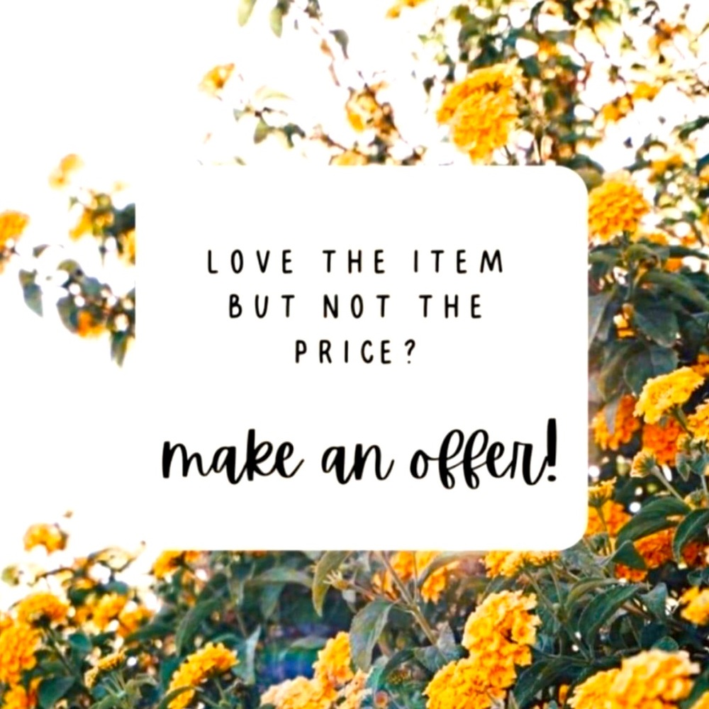All reasonable offers considered. Happy‎ shopping. Bundle for more savings!!